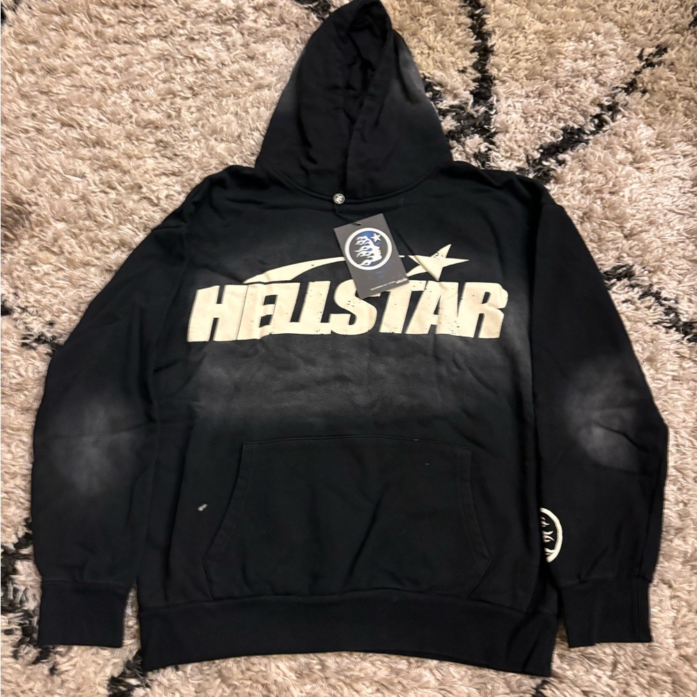 Hellstar Hoodie Black Size Large